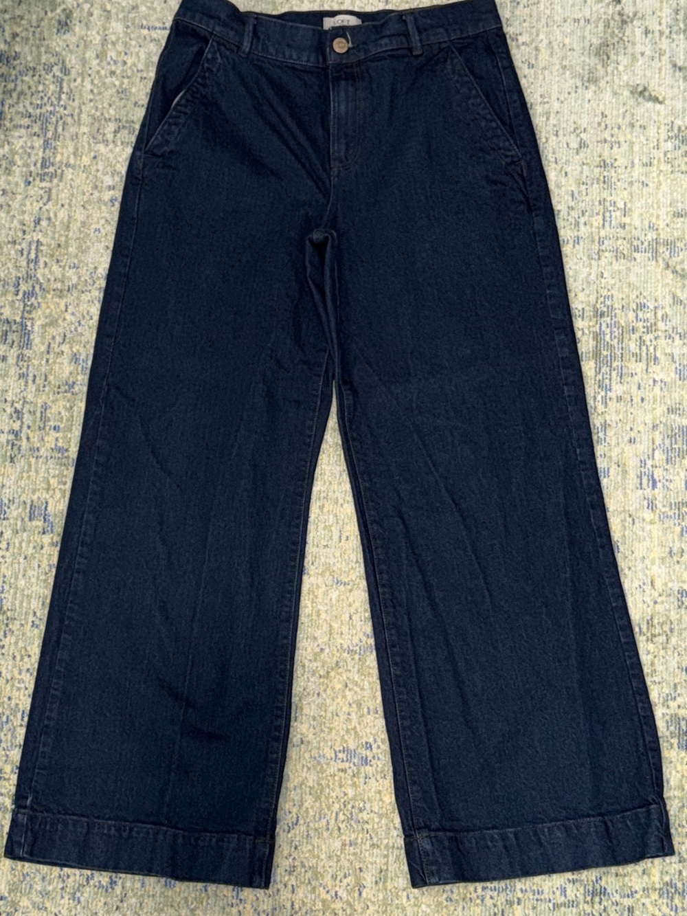 LOFT Outlet High Rise Trouser Jeans Dark Wash Size 8 / 29